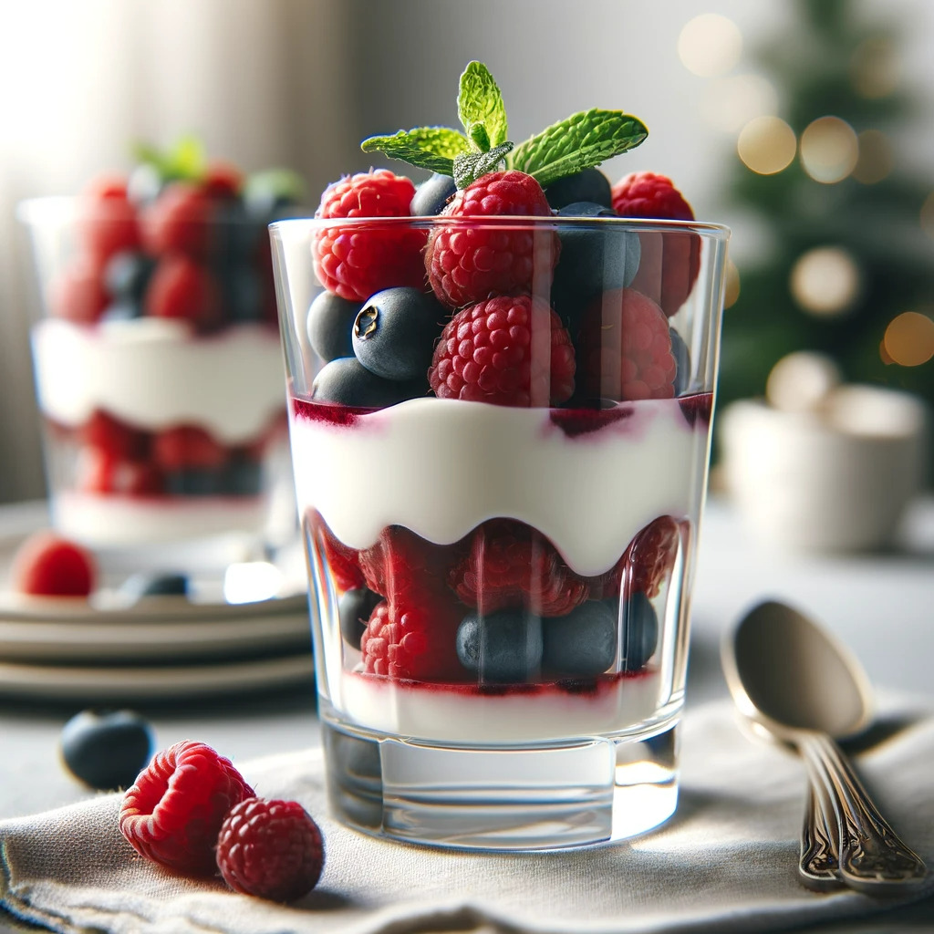 Diabetic-friendly Christmas Desserts - Yogurt Parfait
